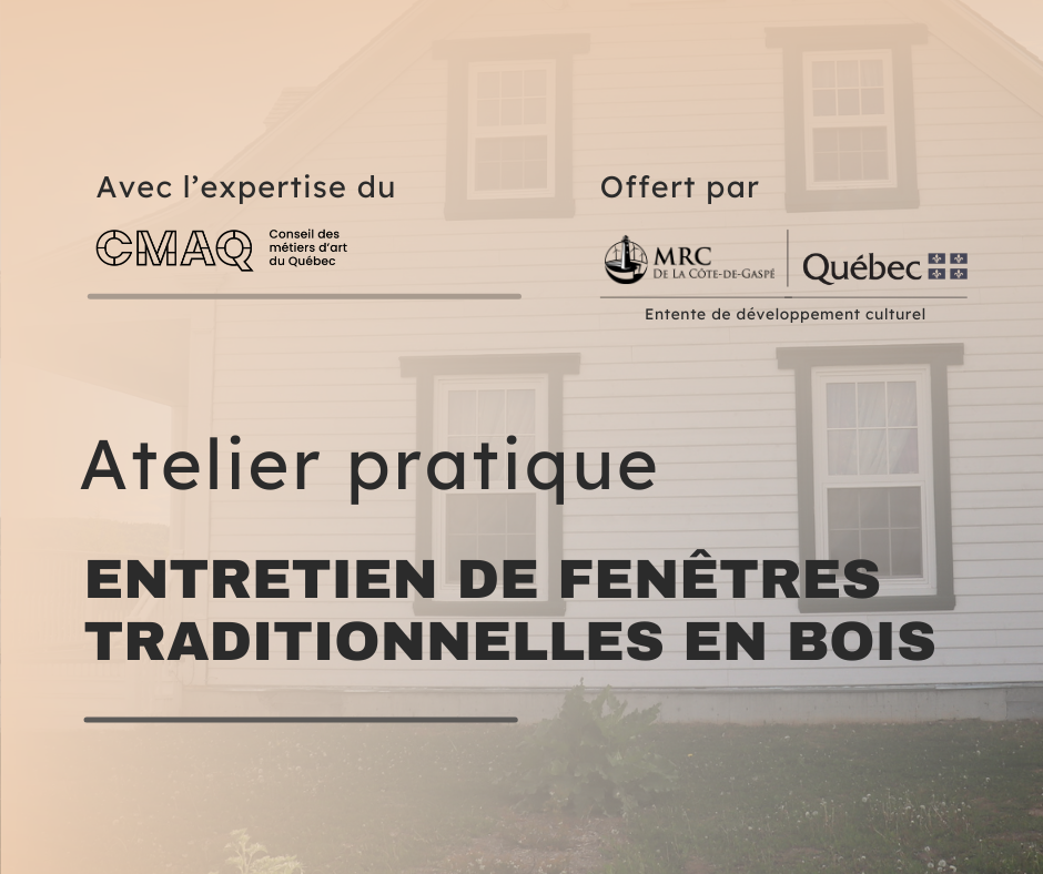Atelier - Entretien de fenêtres traditionnelles en bois